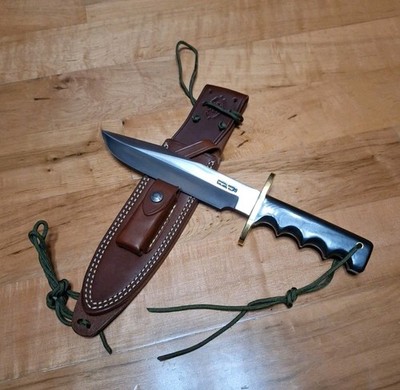 RANDALL MADE KNIFE SS MODEL 16-7.5 SPECIAL FIGHTER MICARTA GROVED HNDL UNUSED 
