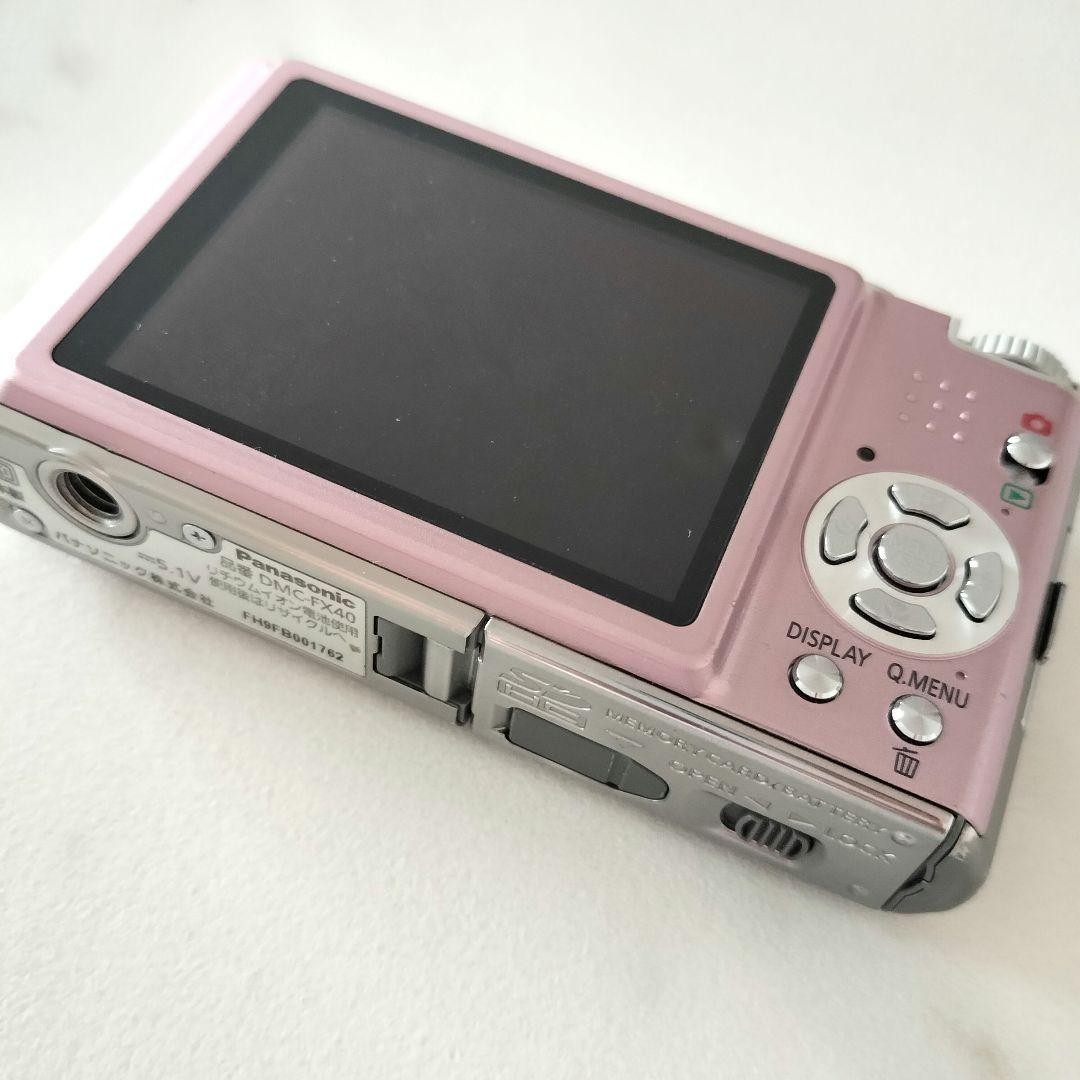 Panasonic LUMIX DMC-FX40 Pink Compact Digital Camera with Leica