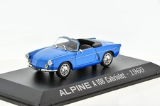 RENAULT Alpine A108 Cabriolet Blue metallic 1960 1/43 NOREV