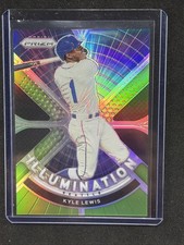 2021 Panini Prizm Kyle Lewis #IL-8 Illumination Lime Green 020/125