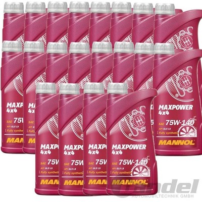 20 Liter SAE 75W-140 API GL-5 LS Limited Slip Getriebeöl/ Achsöl