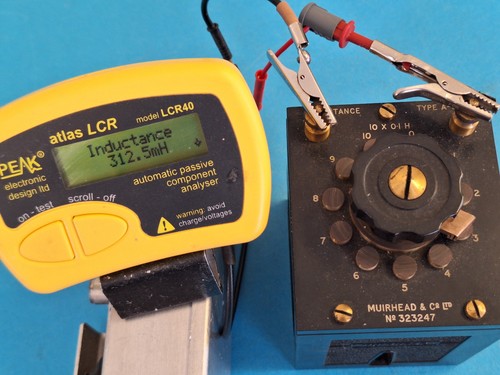 Muirhead Decade Inductance Box ~ 0 - 1.0H ~ Tested & Working - Afbeelding 9 van 16