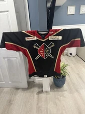 Wheeling Nailers ECHL Game-Worn Black Jersey