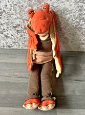 Star Wars Jar Jar Binks Plüschtier Figur Applause The Phantom Menace Vintage