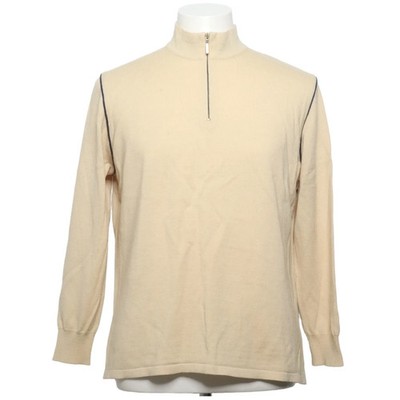 Bode, Strickpullover, Größe: 44, Beige, Acryl/Wolle, Streifen, Feinstrick #DxM