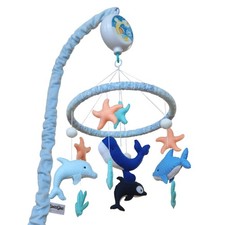 Ocean Baby Mobile for Crib - Sea Creatures Crib Mobile for Boys Girls - Rot...