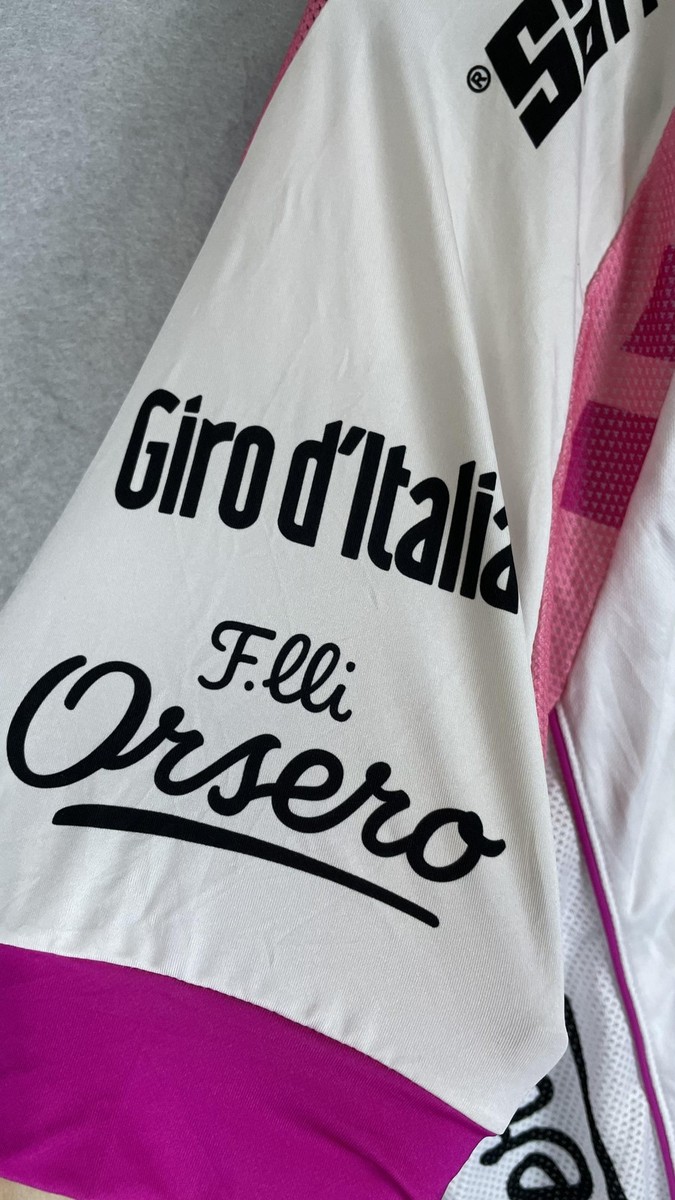 Maillot Cyclisme Santini Giro Rosa - Rouge - Taille XL