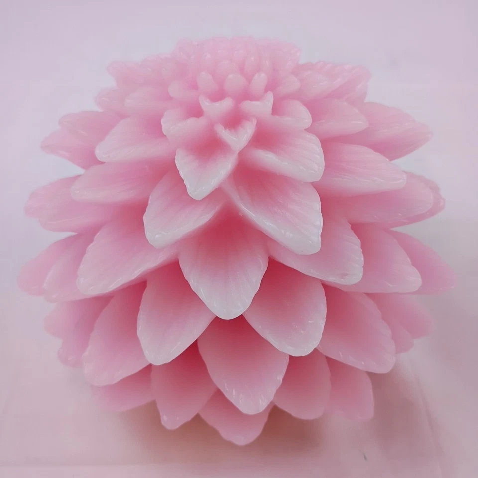 Vela de cera sin llama Home Reflections rosa dalia funciona con pilas - totalmente nueva Foto 4 de 4