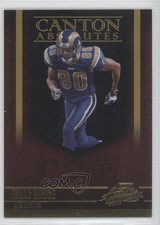2006 Playoff Absolute Memorabilia Canton Absolutes Gold /100 Isaac Bruce HOF 0a1