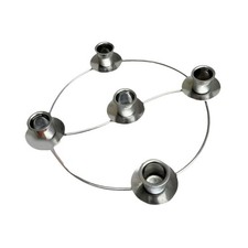 Advent Ring Candle Holder Desktop Ornament Christmas Advent Wreath Ring Round