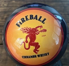 Fireball Whiskey Beer Bowling Ball Rare Undrilled 16 lbs Mancave Rare
