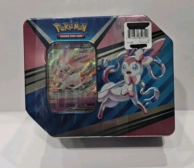 Pokemon V Heroes Sylveon Tin Set (5 Booster Packs & Foil Card) | eBay