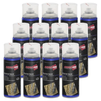 12x Ambro-Sol Cutting Oil Anti-Weld Metal Machining Thread Lubricant 4800 ml