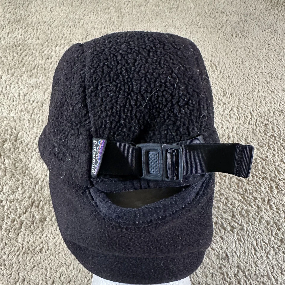 Шляпа Patagonia кепка ремень сзади большая черная флисовая траппер шерпа уличная мужская - Изображение 3 из 4