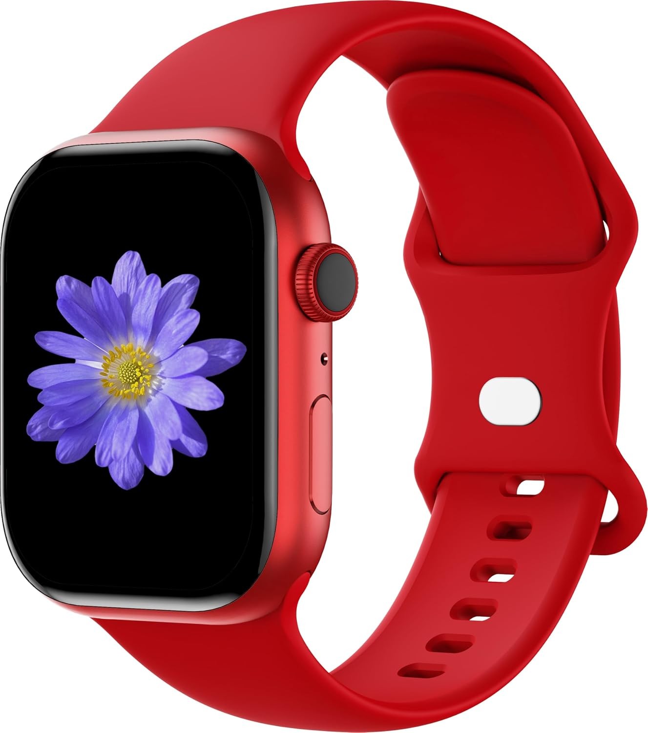 Soft Silicone Strap Compatible with Apple Watch 41mm 44mm Series Ultra