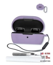 Case for Bose New QuietComfort Earbuds,Soft Protective, Silicone Case Purple