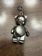 Teddy Bear Chrome Keychain Flexible Jointed Arms Legs Valentines Day Couple Gift
