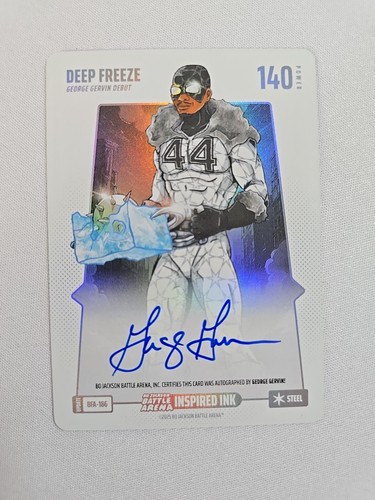 2025 BO JACKSON BATTLE ARENA STEEL AUTO- INSPIRED INK - DEEP FREEZE - BFA- 186