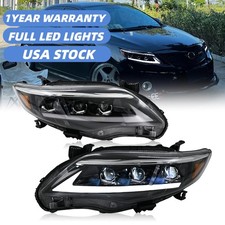 Full Led Headlights For Toyota Corolla 2011 2012 2013 Sedan Head Lamps Assembly