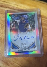 2014 Bowman Draft - Chrome Draft Pick Autographs Chase Vallot #BCA-CV Refractor