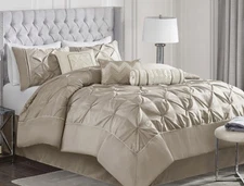 Madison Park Vivian 7-PC. Comforter Set, Taupe, King
