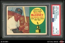 1960 Topps #316 Willie McCovey Giants RC HOF ASR PSA 6 - EX/MT