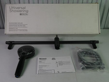 NOB Delta Matte Black 7-Setting Slide Bar Hand Shower w/Cleaning Spray 51584-BL