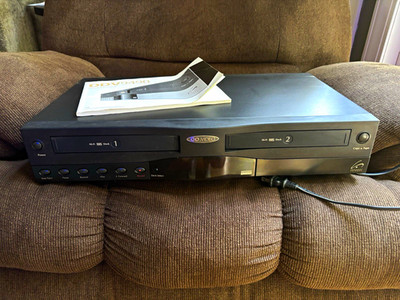 Go-Video DDV9490 Dual Deck Hi-Fi VHS VCR 4-Head Video Cassette Recorder  TESTED 