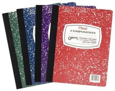 6 Mead Composition Notebook Comp Book Wide Ruled Paper 100 Sheets 9-3/4" 9910 F