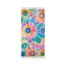 Tie Dye Turkish Beach Towel - Lightweight Beach Sarong Blanket for ... Fast Ship