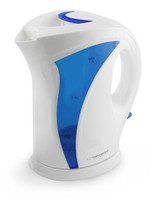 Wasserkocher 1,7 L Weiss Blau 2200 W