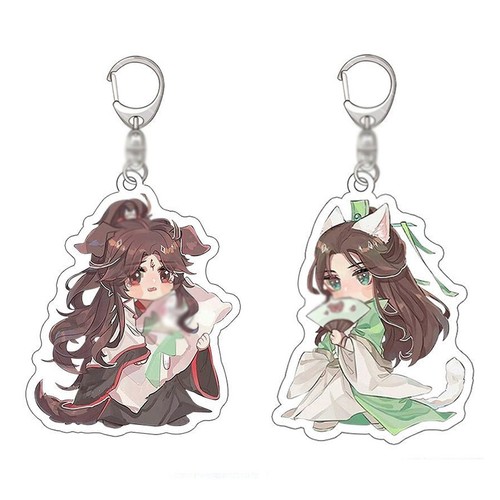Nuovo sistema di risparmio feccia villain Shen Qingqiu Luo Binghe 2 pezzi portachiavi - Foto 1 di 3