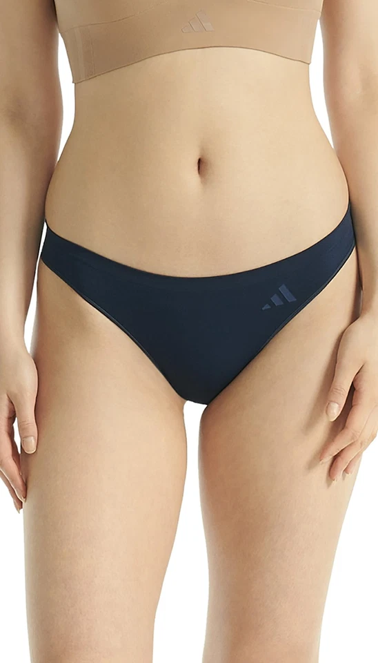 adidas 3P Active Seamless Thong Damen String Höschen Underwear Mikrofaser Sport - Bild 2 von 4