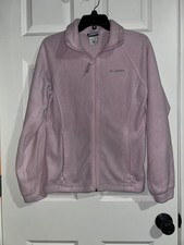 Columbia fleece jacket pink full zip girl's youth 18/20