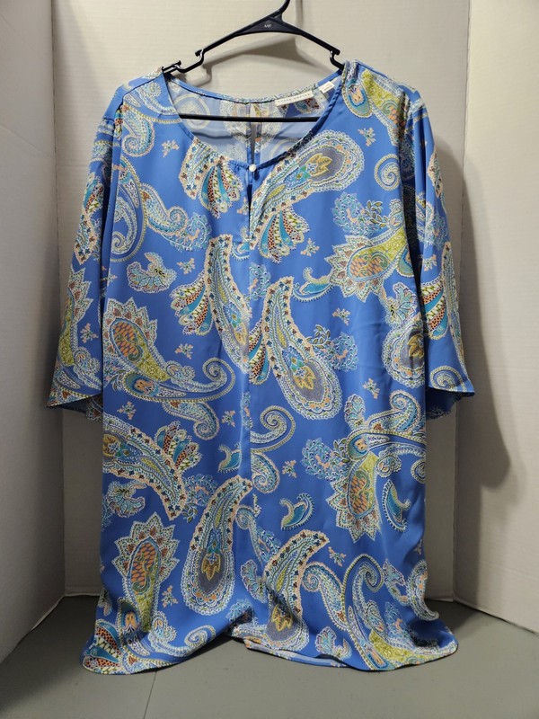 Susan Graver Size 3X Multicolored