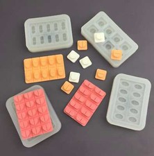Forma de píldora redonda, forma de píldora cardíaca, forma de píldora ovalada molde de silicona con temática médica