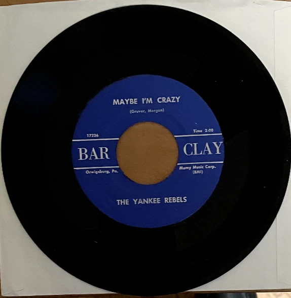 The Yankee Rebels – I Wanna Know Why / Maybe I'm Crazy - 7" RECORD - VG+ - RARE - Image 3 of 4
