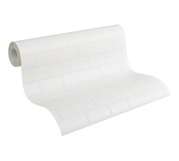 A.S. CréAtion | Vliestapete Meistervlies | 245311 | 10,05 M X 0,53 M | Weiß