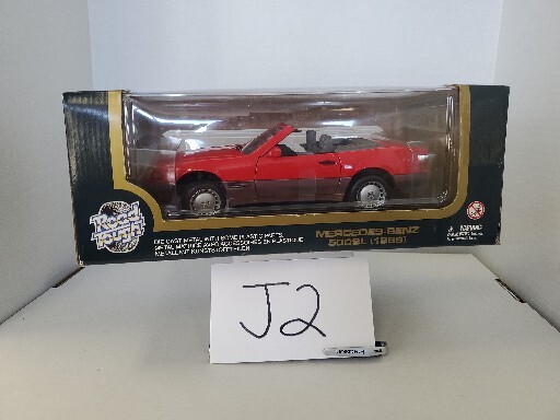 Vintage Mercedes Benz 500SL 1:18 Scale Road Tough Die-Cast # 92048