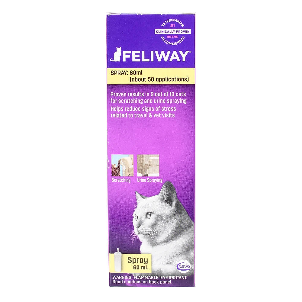 Feliway spray 60 ml - Anti-stress pour chat Feliway