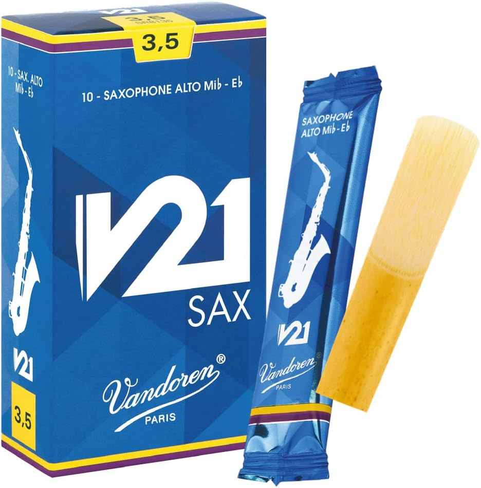 SR8135 Alto Saxophone V21 Reeds Strength 3.5; Box of 10