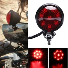 Motorcycle LED Rear Stop Brake Tail Light For Harley Bobber Chopper Cafe Racer