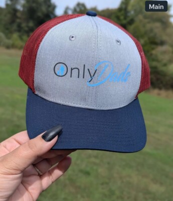 Only Dad's*Richardson Cap* One Size Fits Most*Red Blue And Grey*
