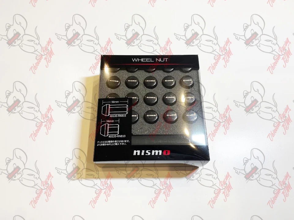 Tuerca de rueda genuina NISMO tipo 7 tuercas cuadradas 50 mm 20 piezas 40220-RN815 GTR Foto 3 de 4