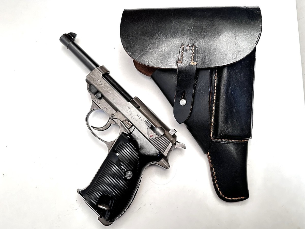 Walther / Mauser P38 Holster WWII German SS / Police Issue RBN