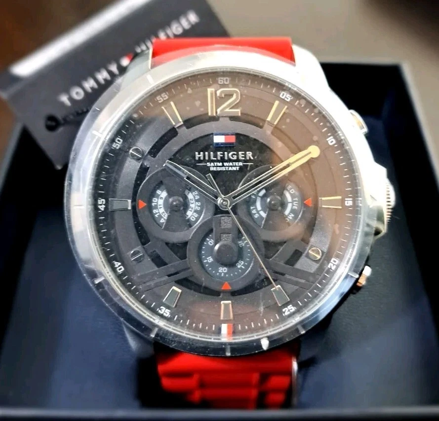 Tommy hilfiger gunmetal watch cheap