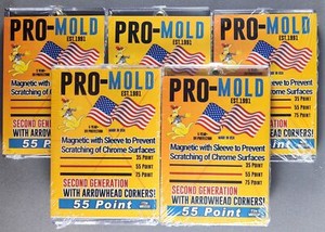 Box 25  Pro-Mold 20 Pt. Magnetic One Touch Card Holder Holds Sleeved Card Mh20s