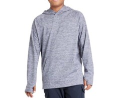 Boys' Long Sleeve Hooded Soft Gym Moisture Wicking Hoodie All In Motion L 12/14