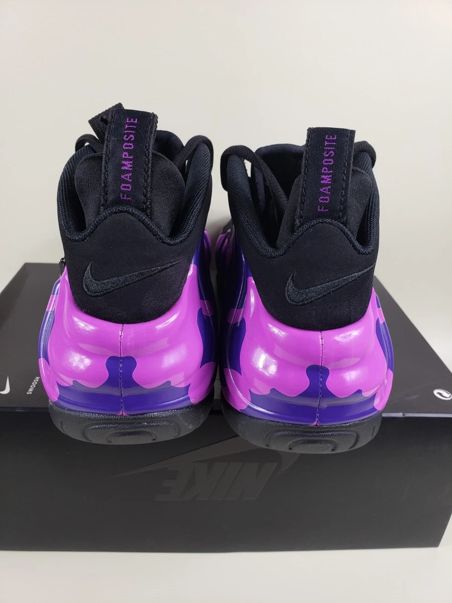 Nike Air Foamposite Pro Purple Camo Mens Size 8.5 624041 012 Womens Size 10 New
