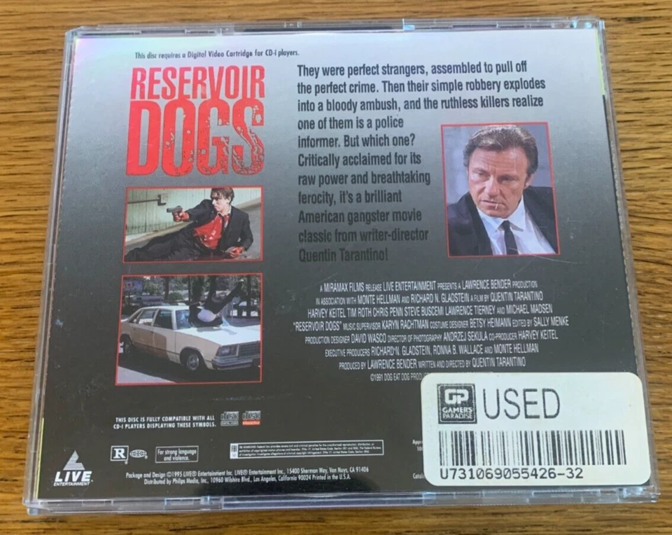 Reservoir Dogs VCD Movies VCD Video Philips CDi - Image 4 of 4
